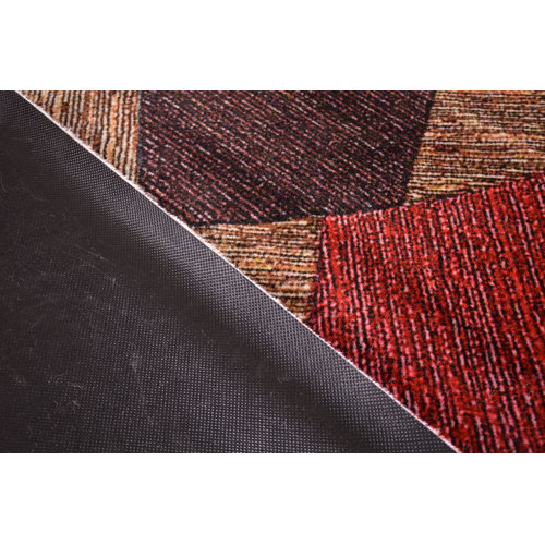 Oliver Custom Size Runner Rug by Feet Abstract Triangle Design